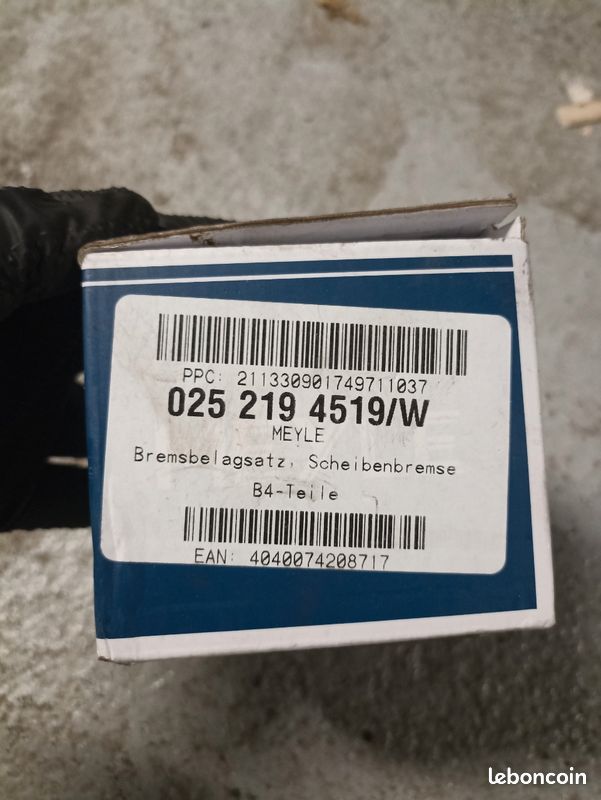 Plaquette frein audi a4 b6 (image 3)