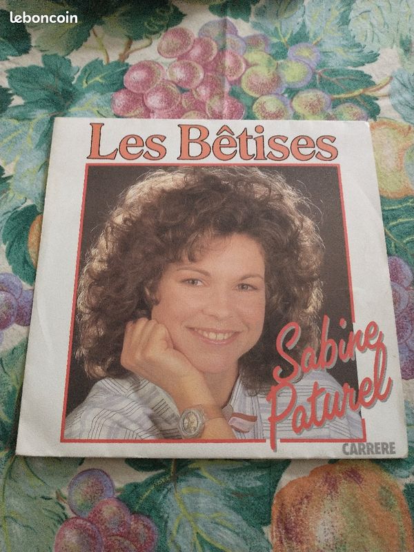 45t Sabine Paturel / Les bêtises (image 1)