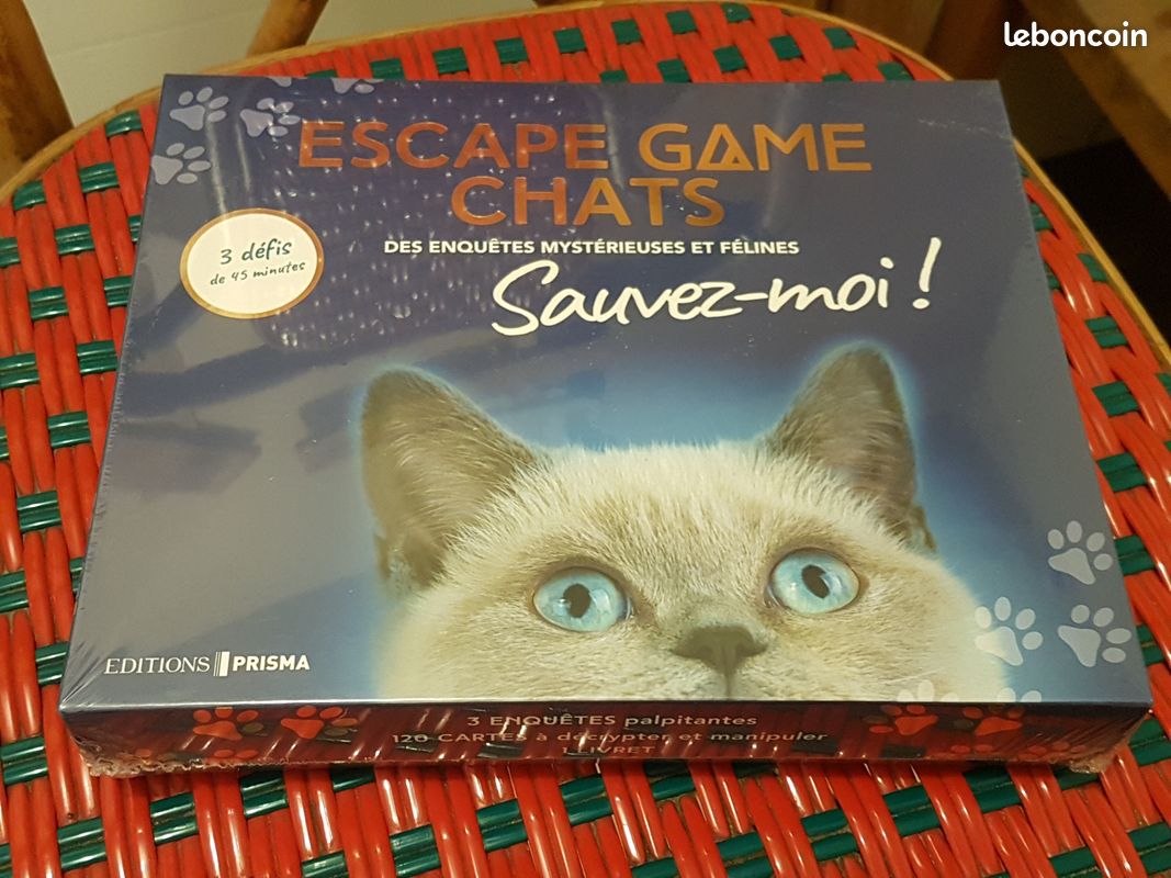 Escape box - Boîte escape game chat, neuf sous blister - Jeux & Jouets