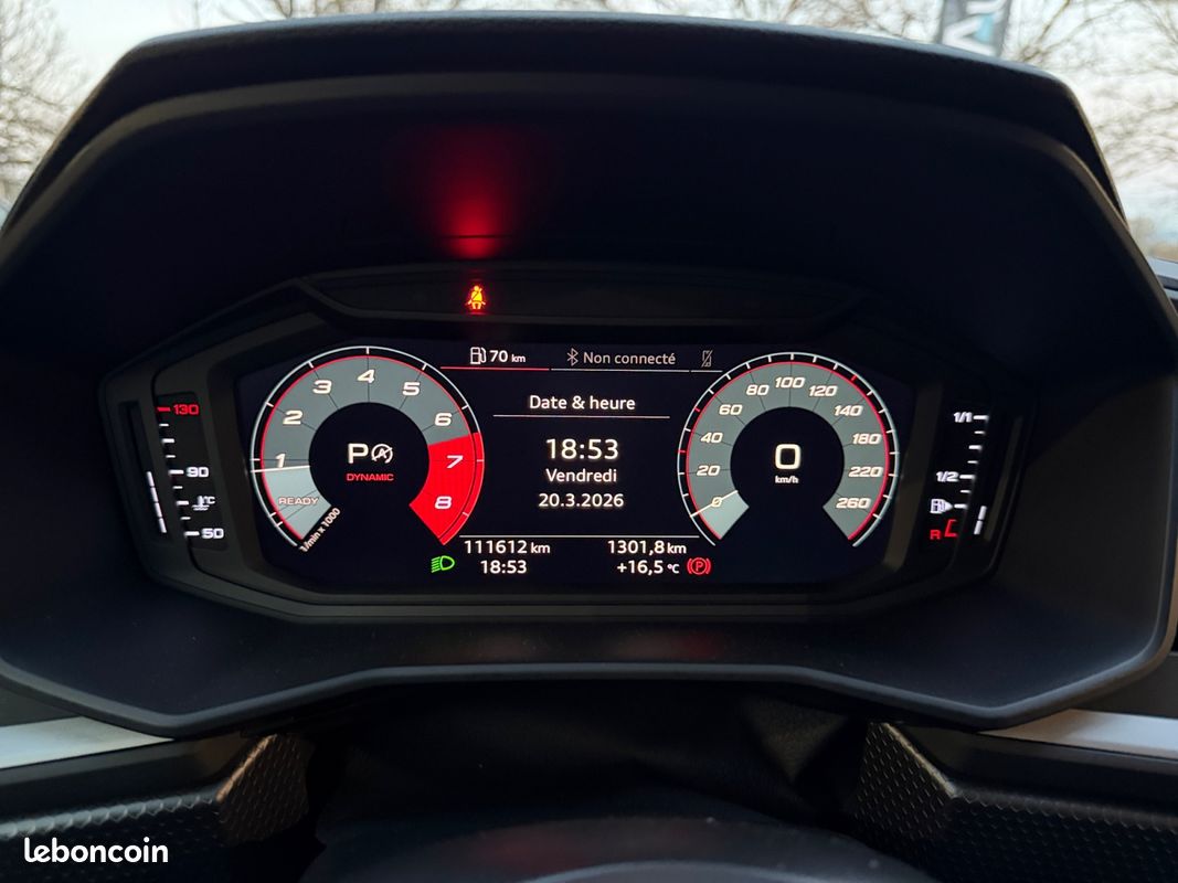 AUDI A1 SPORTBACK AUDI A1 SPORTBACK 40 TFSI 207ch S TRONIC 207Ch Garantie 12 mois (image 11)