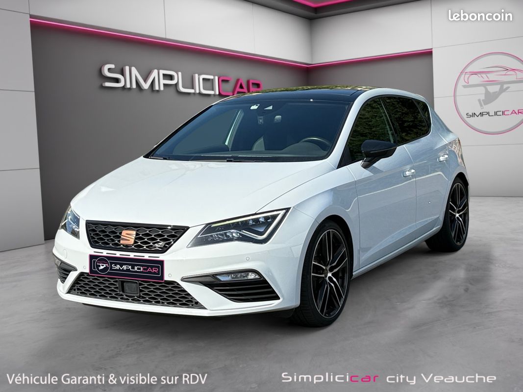 SEAT LEON 2.0 TSI 290 CUPRA CARBON EDITION DSG 290Ch Garantie 12 mois - Entretiens Seat - Toit Ouvrant - Sièges chauffant - Palette au volant - Caméra (image 4)