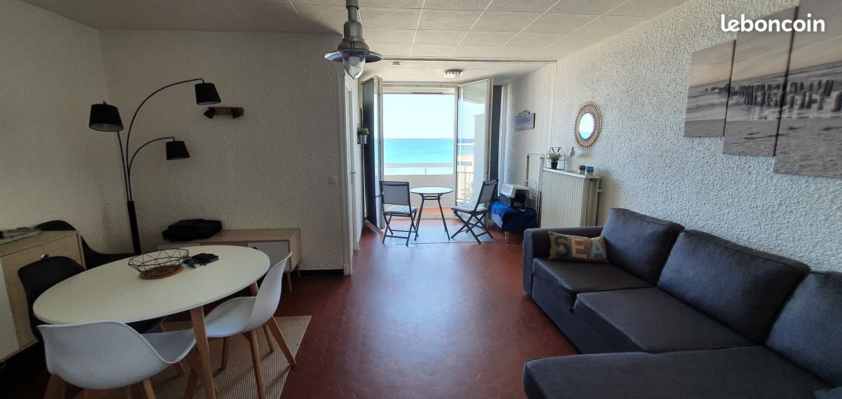Disponible à la location à partir de 500 euros/semaine Magnifique T2 à Canet en Roussillon - Front de mer (hors et pleine saison) (image 4)