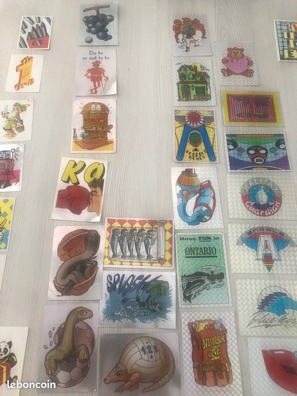 Autocollant Panini Vintage Des Années 80 - Original - Occasion En Bon état