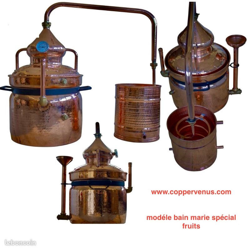 Alambic cuivre colonne 100 litres livré sous 48H/72H en stock (image 8)