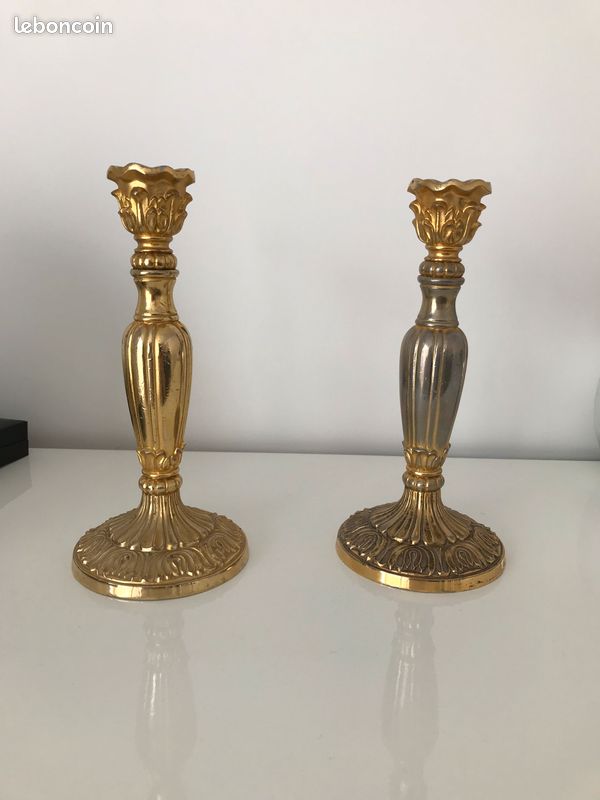 2 chandeliers en bronze (image 3)