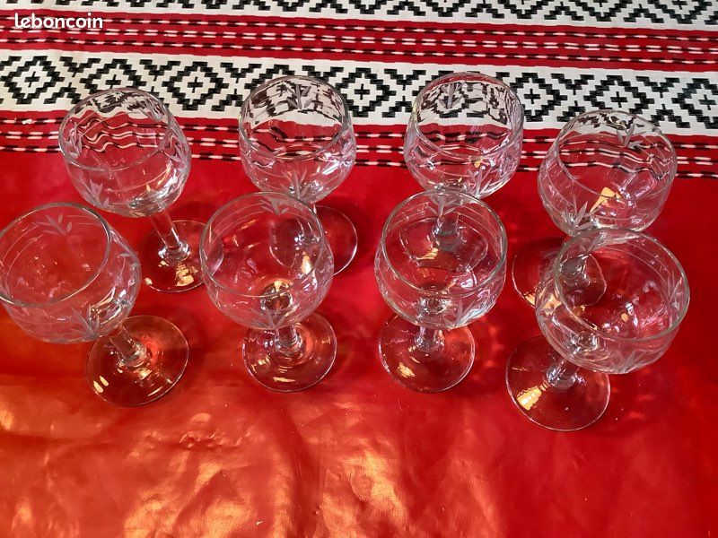 2 Pièces Gobelet À Vin Vintage, Verres À Vin Dorés Verre À Calice Rétro