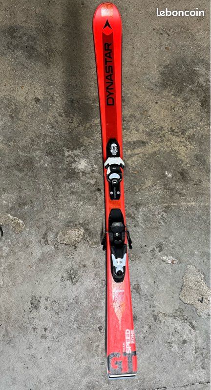 Ski Enfant Dynastar Team Speed 140 Cm Avec Fixations, Bon état Pour Loisir Piste