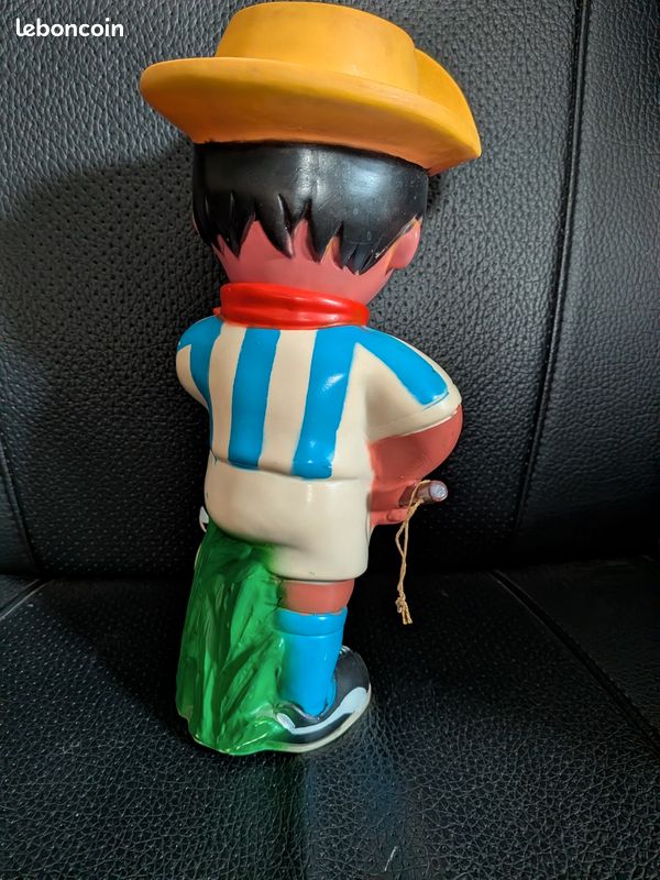 Porte-clés Vintage Gauchito, Coupe Du Monde FIFA Argentine 1978, Mascotte En Caoutchouc 3,15 Pouces