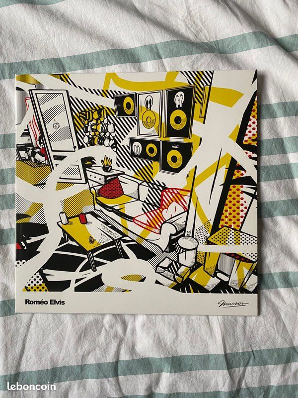 Vinyle- « Maison » édition rouge dédicacée par Roméo Elvis (image 1)