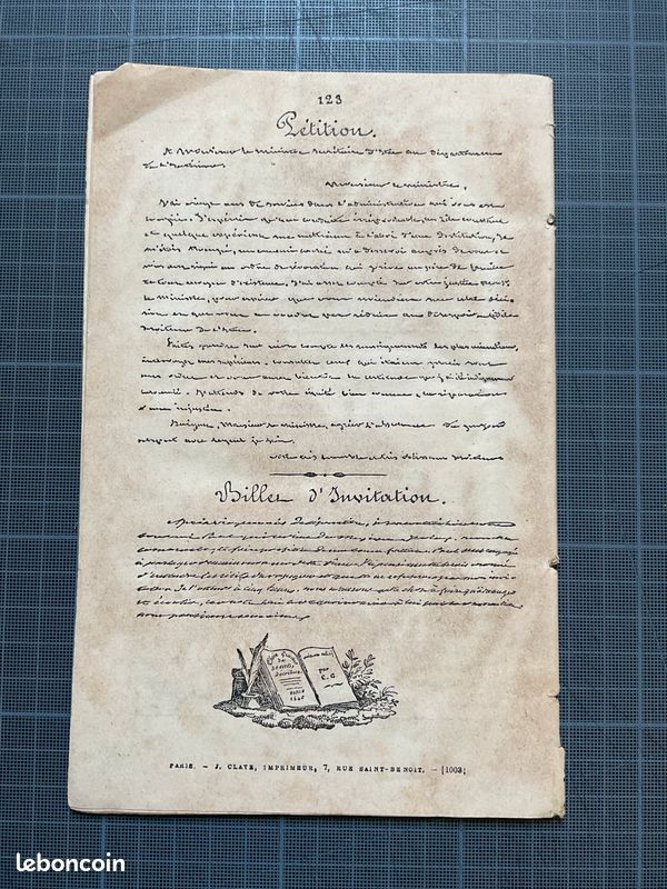 Trois livrets anciens en police manuscrite : leçons numéros 25 à 100 (image 9)
