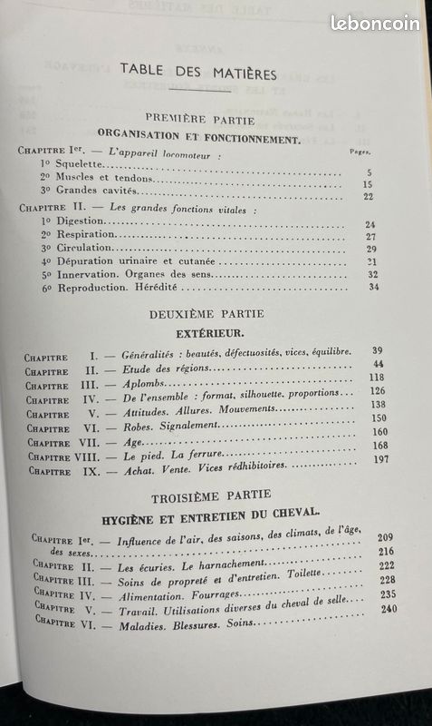Livre Manuel d'hippologie (image 2)