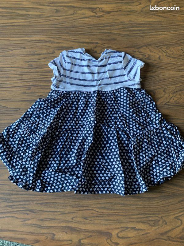 Robe manches courtes bébé fille ikks (image 2)