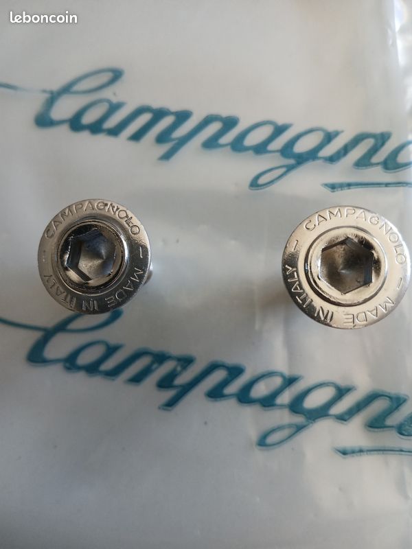 Vis Et Rondelles De Fixation Campagnolo Pour Pédalier Mirage (neuves)