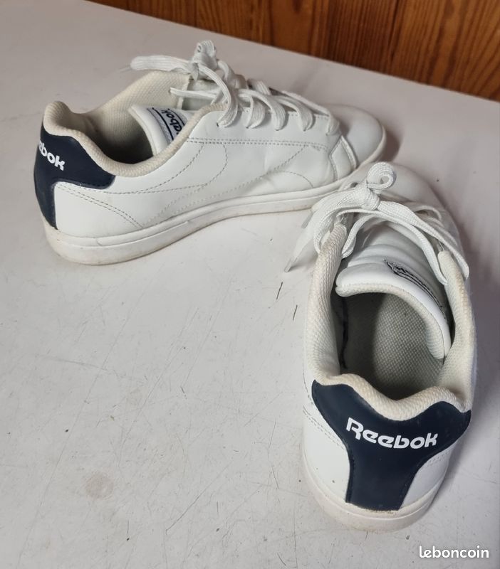 Basket Femme Reebok Chaussure Femme Kaki Baskets Blanches/Kaki