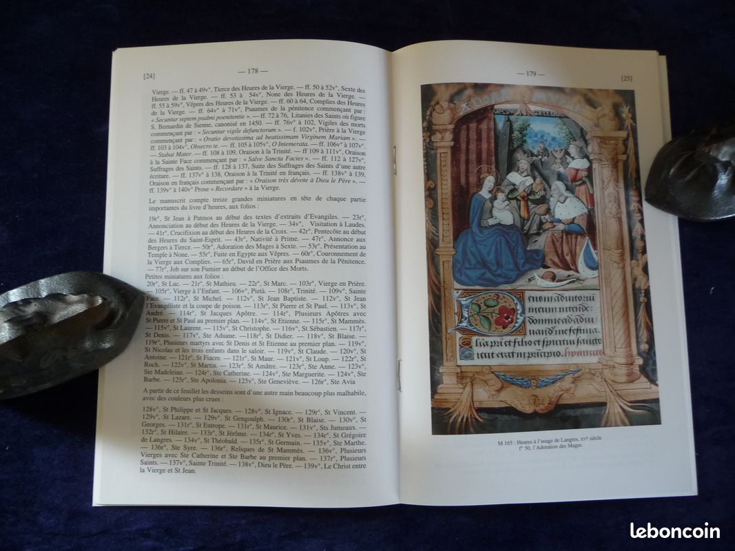 Catalogue des MANUSCRITS ENLUMINES, Bibliothèque de la SHAL de LANGRES (image 3)
