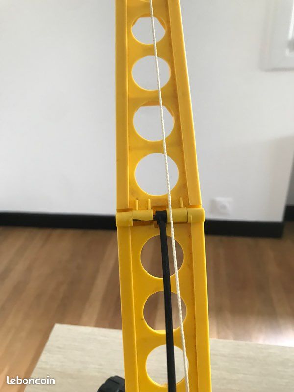 Joustra n° 911 Grue avec benne preneuse RARE en boîte/inbox 63 cm