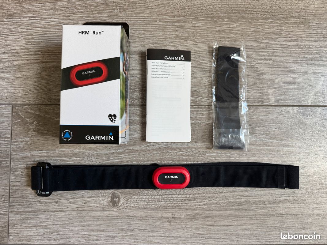 Ceinture cardio Garmin HRM-Run S-L + Prolongateur XL-XXL – Très bon état (image 1)