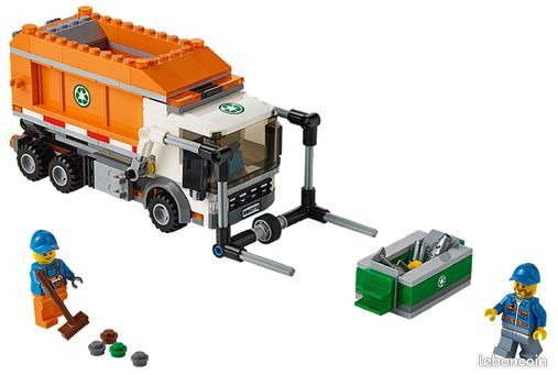 Lego City 60118, Camion poubelle (Garbage Truck) complet avec notices (image 7)