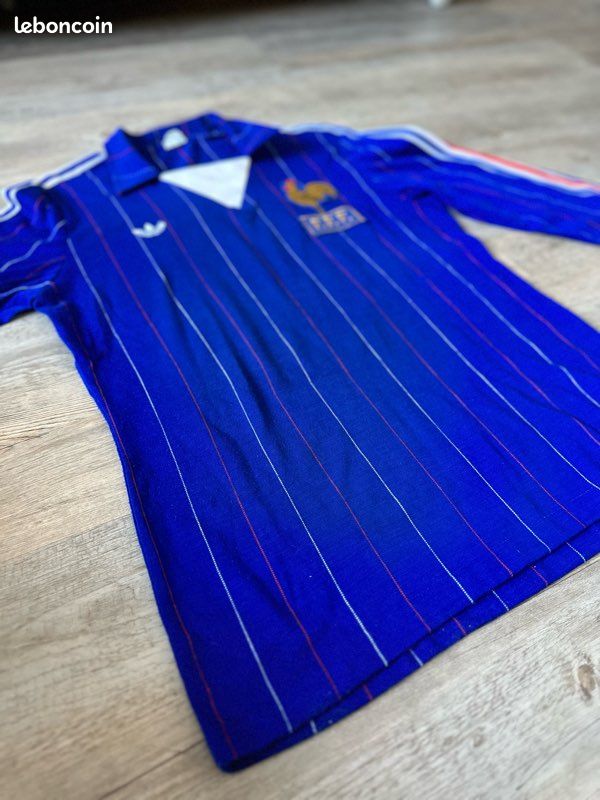 Maillot Equipe de France Domicile 1982 - Maillot de foot