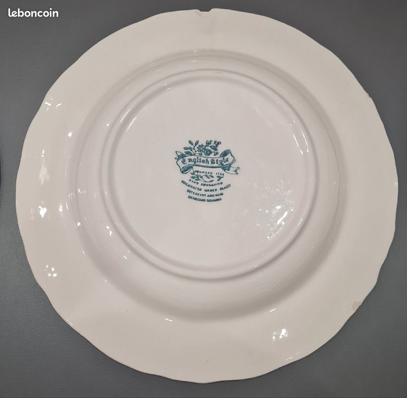 Assiettes anglaises 50's vintage (image 6)