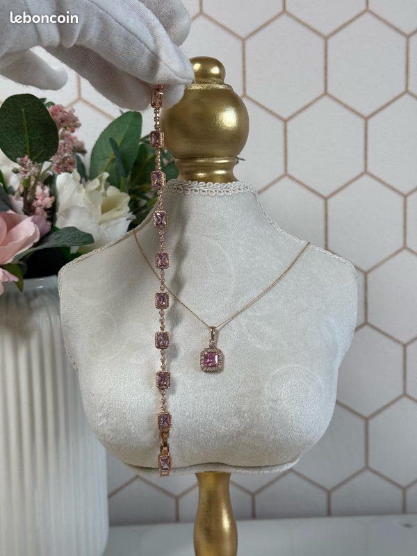 Parure (neuf) en véritable diamant Swarowski 💎 (image 4)