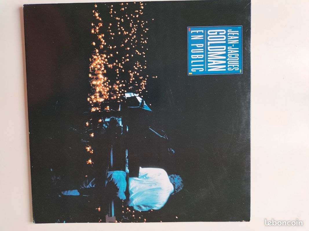 Vinyles JEAN-JACQUES GOLDMAN EN PUBLIC 2x33T en TTBE (image 1)