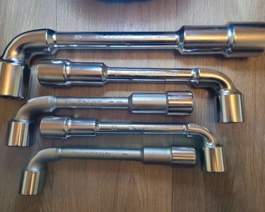 LOT DE 5 clés à pipe débouchées - Facom & Vanachrome (13 à 22 mm) EUR 32,50 - FR
