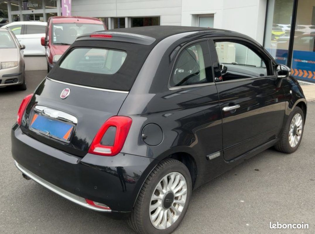 FIAT 500C 1.2 8v 69ch Popstar - 1 AN D ENTRETIEN OFFERT (image 2)