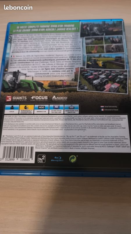 Jeu de PlayStation 4 farming simulator 17 (image 2)