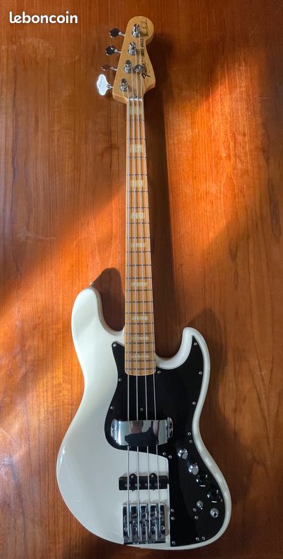 Fender Jazz Bass Marcus Miller - Olympic White (active) - 2006/2008 - Japonaise (image 2)