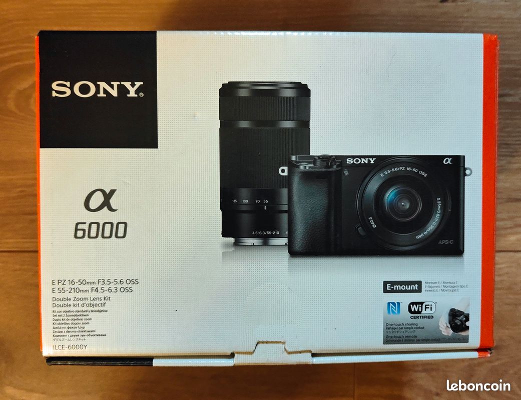 Boite sony a6000 vide parfait état (image 1)