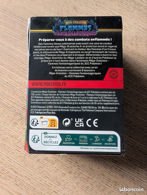 Pokémon Méga-Évolution JCC - Lot De 6 Boosters Officiels Avec Pokémon-ex Puissants