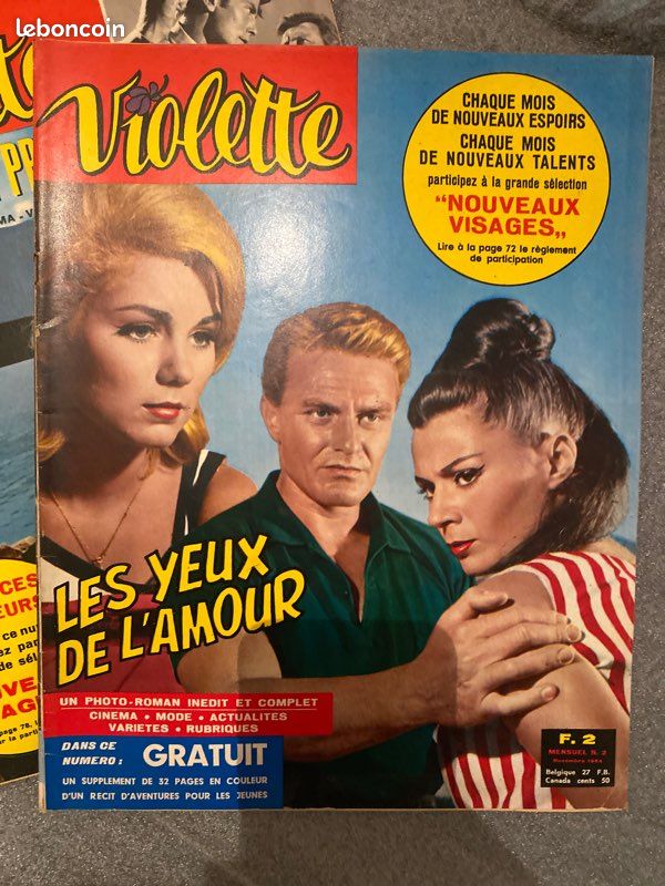 5 premiers numéros du photoroman « Violette » - 1964 (image 9)