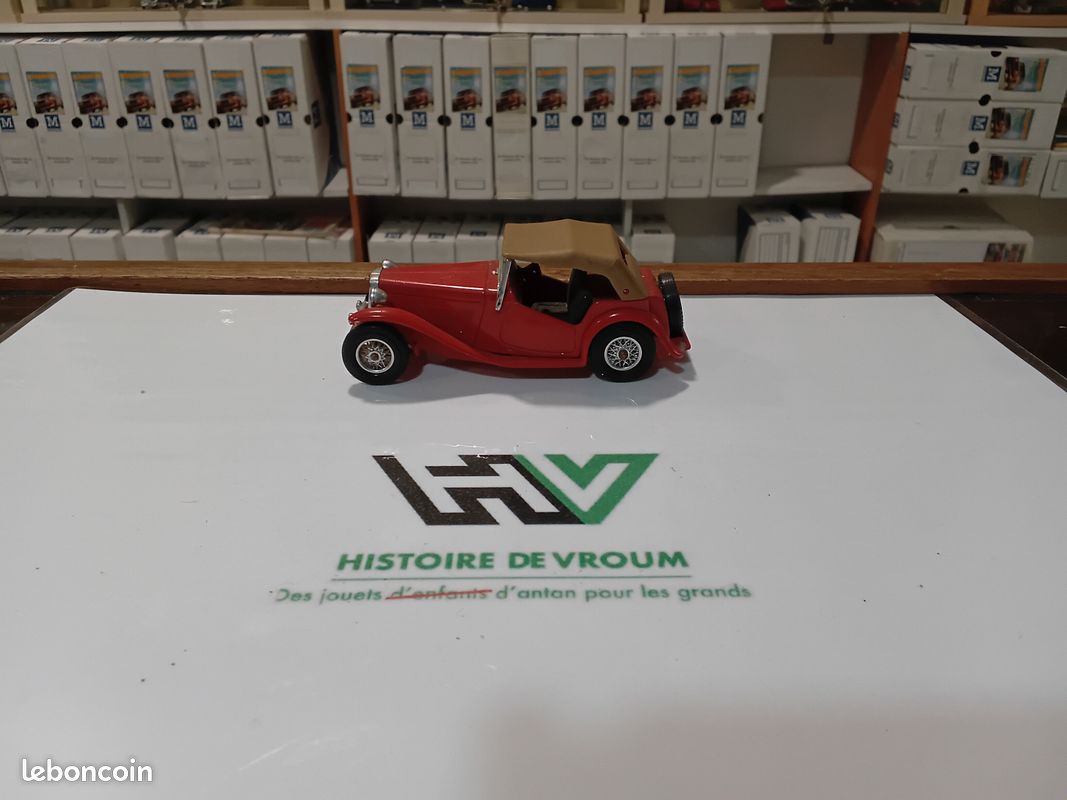 Miniature Matchbox MG-TC 1945 échelle 1/43 – En Métal, Couleur Bleue, Bon état Occasion