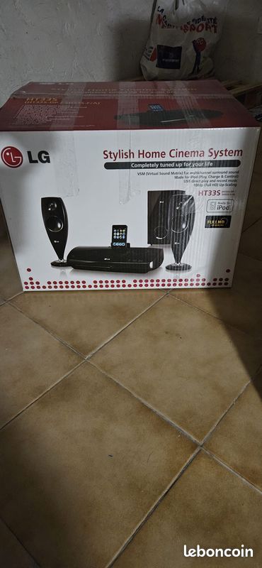 Home Cinéma LG HT33S 2.1 avec caisson de basses et lecteur DVD (image 4)