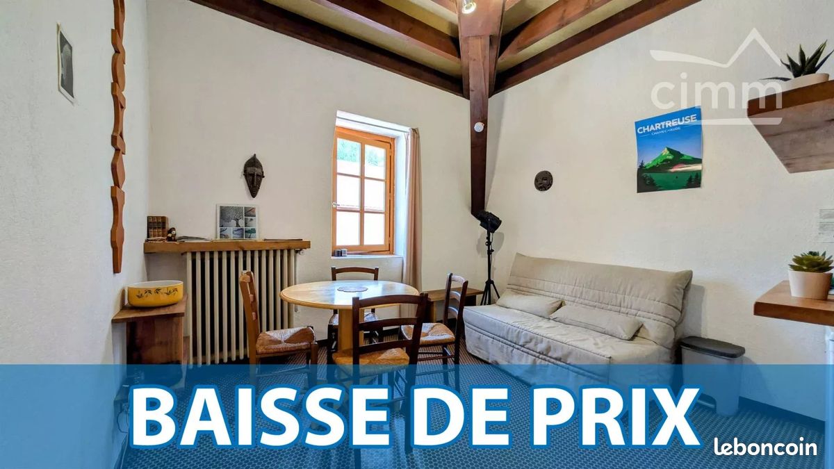 Appartement 2 pièces 22 m² · à Saint-Pierre-de-Chartreuse · 22 m² · 53 000 €