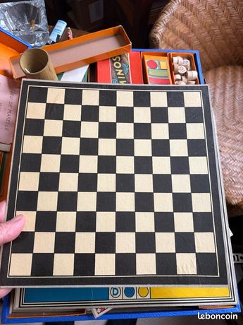Lot De 3 Jeux De Dominos Anciens - Os Et Ébène (1900-1940) + Moderne Offert