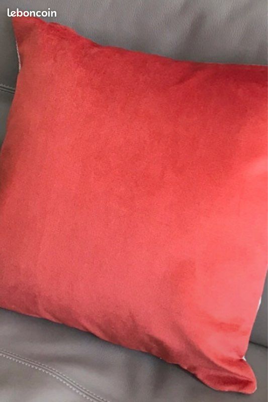 Jolies housses de coussins en velours Neuves (image 1)