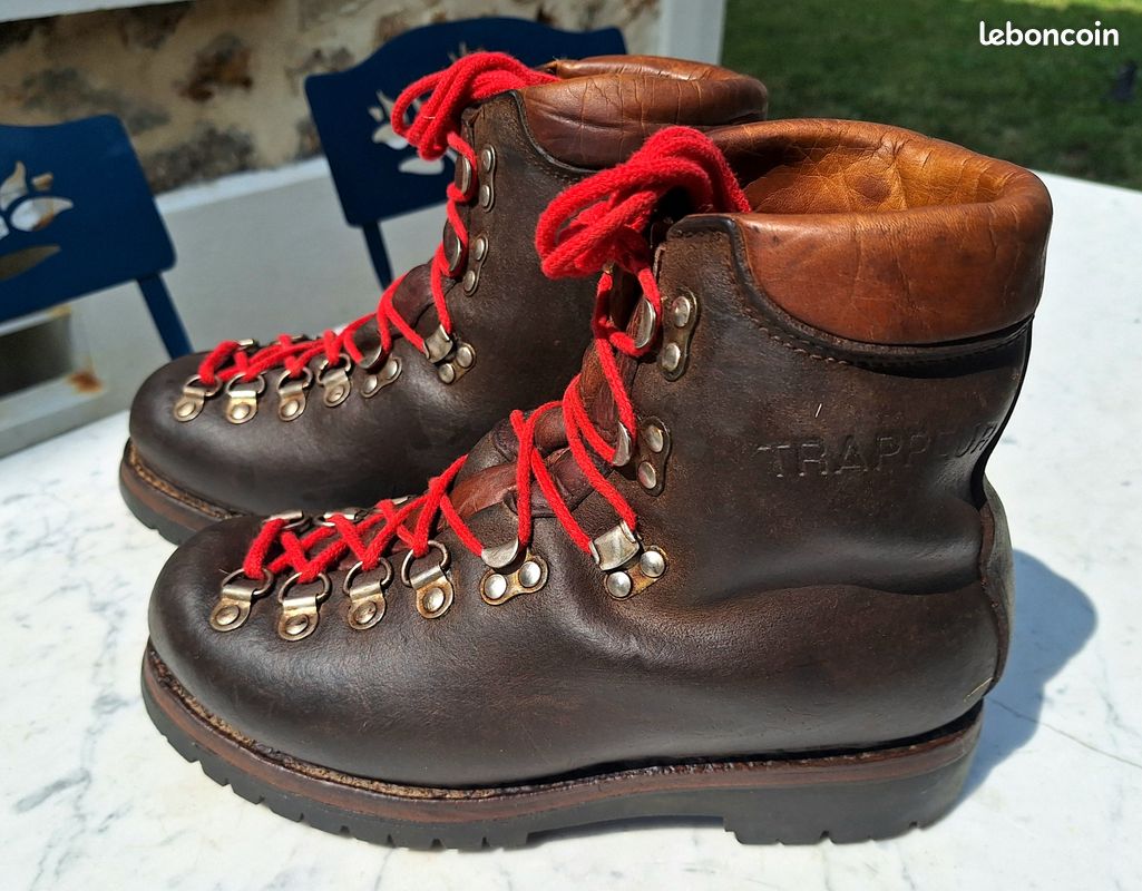 Trappeur Au Vieux Campeur Chaussures Paire Chaussures De Randonnée