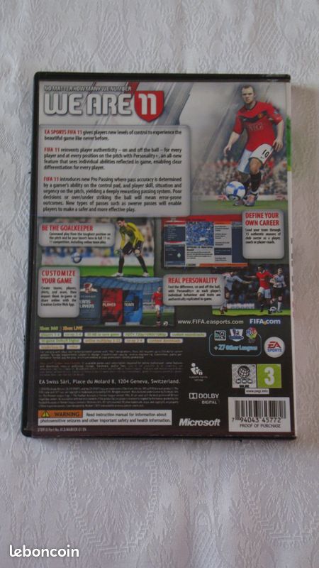 Jeu xbox 360 fifa 11 (keke94) (image 3)