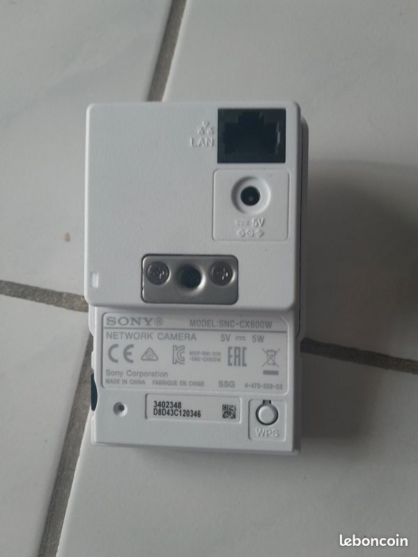 Camera int Sony Photo, audio vidéo