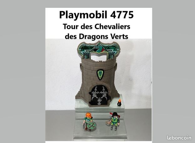 Playmobil 4775 Tour des Chevaliers des Dragons Verts