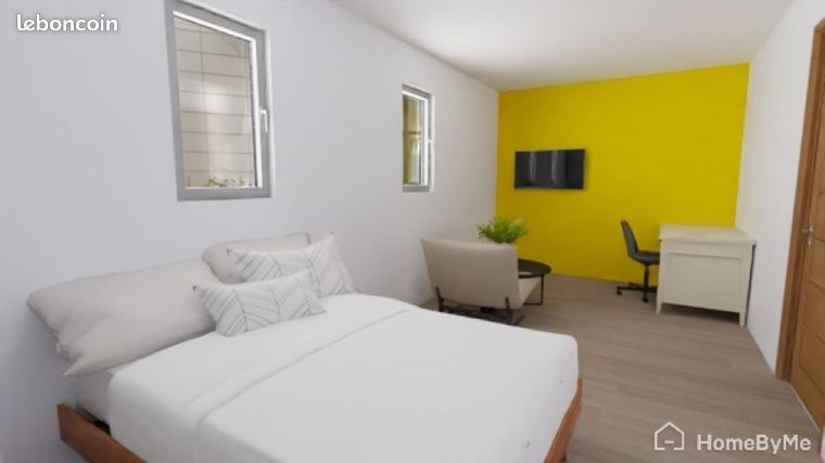 Chambre 1 pièce 11 m²
