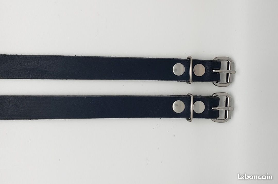 Paire De Sangles D'éperon En Cuir – Style Western – Neuves