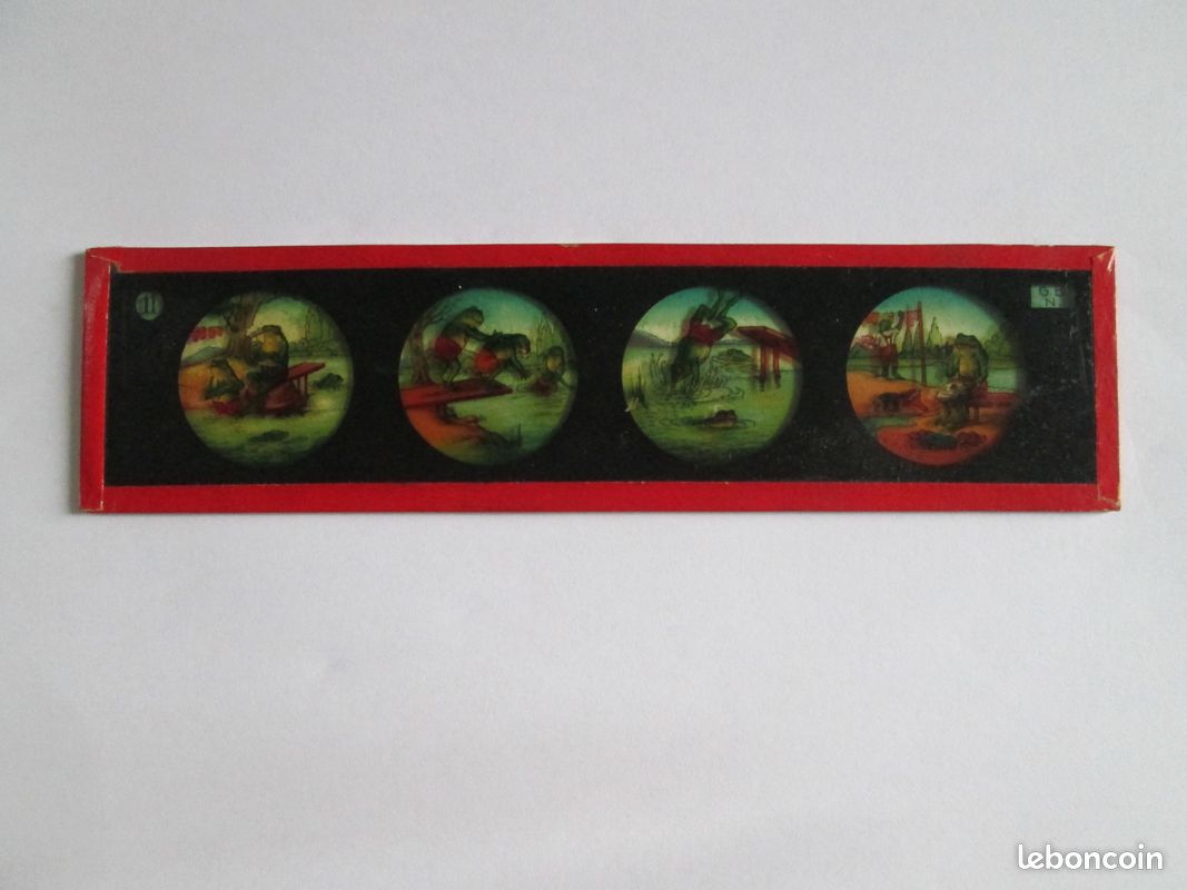 Lot De Plaques De Verre Pour Lanterne Magique – Occasion – Collection