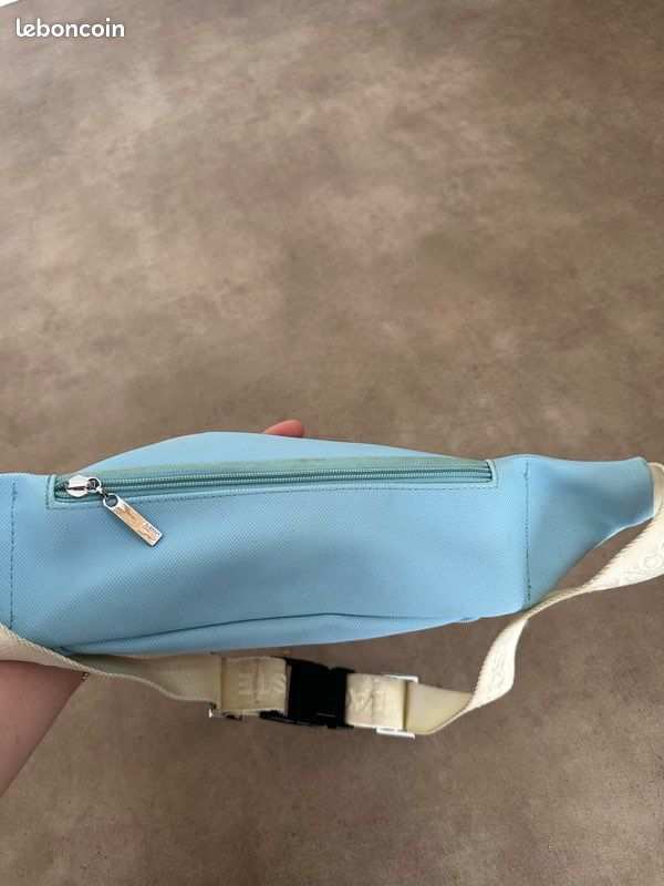 Banane sacoche Lacoste bleue turquoise Accessoires Bagagerie