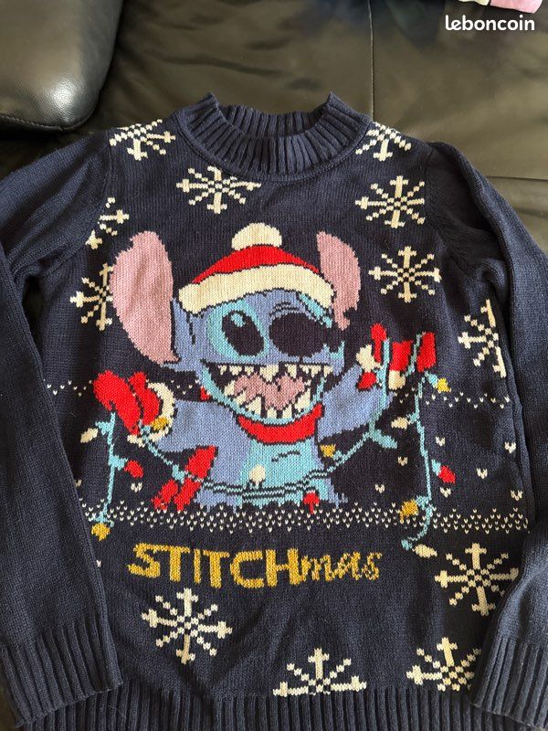 Noel Enfant Pull De Noël Stitch Pull De Noël Stitch Et Angel