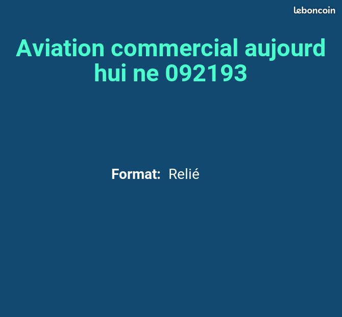 Aviation commercial aujourd hui ne 092193 (image 2)