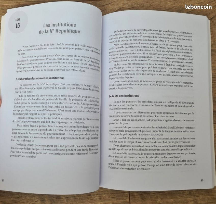 Vends "La France de 1944 à 2007" de Alain Collas (Sciences Po/IEP/histoire) (image 5)