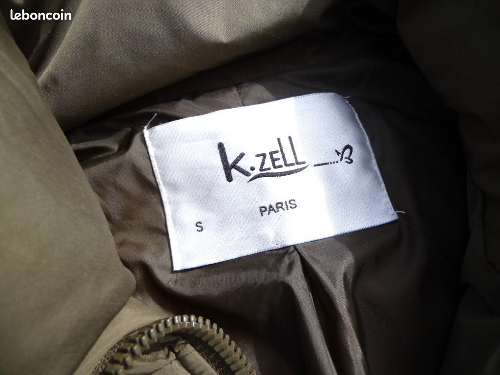 Taille L (voir mesures) - NEUVE, jamais portée - Doudoune noire matelassée - K.ZELL Paris - sans manches - capuche sous col (achetée 40 euros) (image 5)